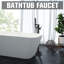 Robinet de baignoire à fixation au sol à poignée simple-104596799
