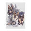 «German Shepard» par Adelphi, affiche vintage sur toile tendue-26109709