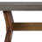 Aonesty Acacia Solid Wood Base Dining Table