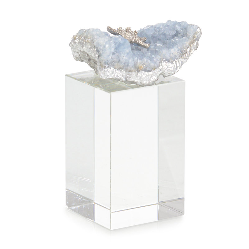 Sculpture océan sur fond de cristal I