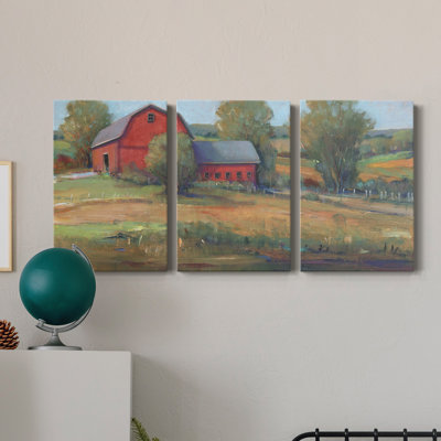 " Country Barn I " 3 - Pieces
