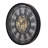 Espirit Black Iron Black Gear Clock