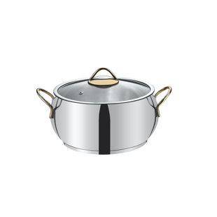 Evimsaray Stainless Steel Stock Pot Bakeware
