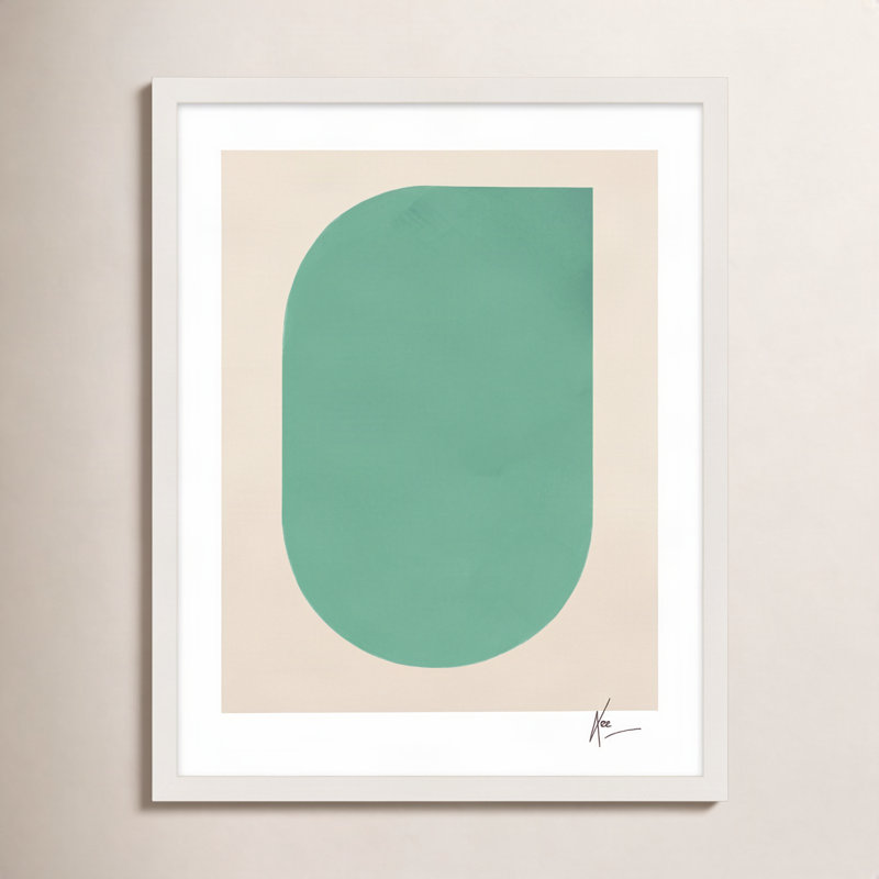Keyhole 5 Painting by Lee Lessem, 20" H x 16" W, White