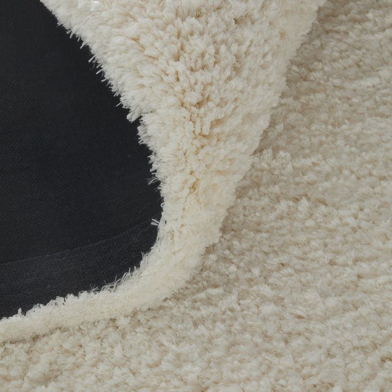 Tapis moderne Frena, Rectangle 9 pi x 12 pi, Blanc