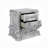 Heckstein 2-Drawer Nightstand in Antique Platinum