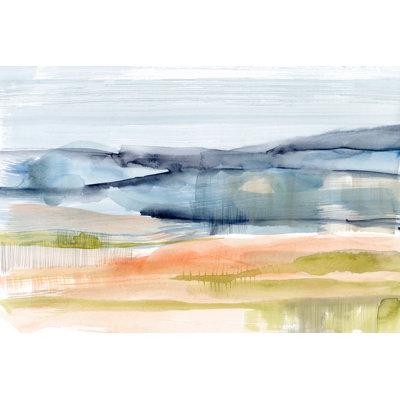 Mandarin Fields I by Jennifer Goldberger - Painting on Canvas