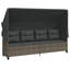  Ensemble de canapé de jardin gris, gris foncé