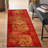Sal Red/Black/Gold Area Rug-866748960