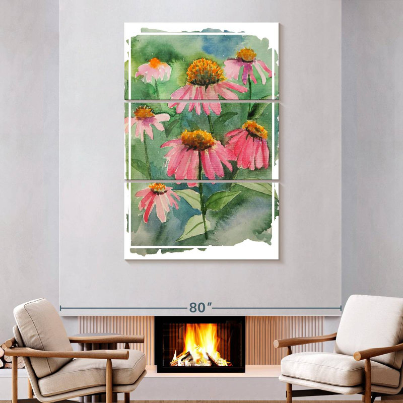 Harnek Coneflower Garden, 74" H x 48" W