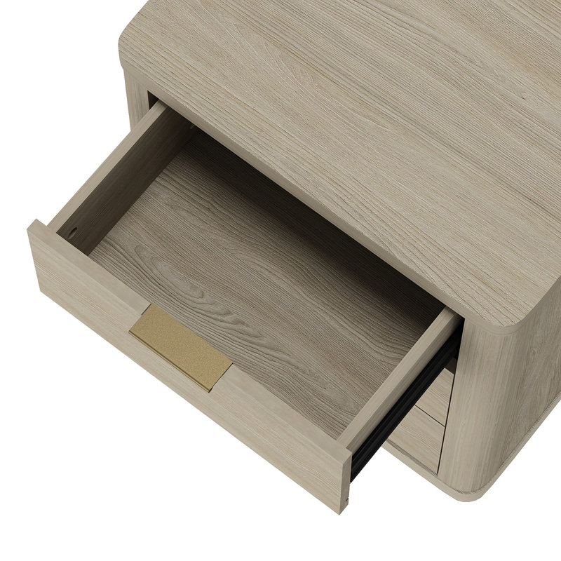 20" Nightstand (3-Drawer), Natural