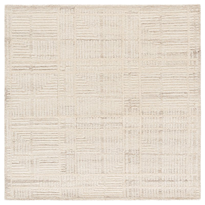Harvest Hand Tufted Wool; Cotton Geometric Indoor Rug