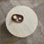 Table basse ronde en fibre de verre