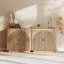 Symmetrical Arched Doors Sideboard Buffet Cabinet with Storage, -480779081