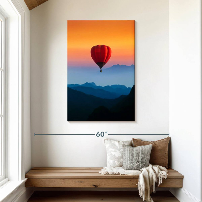 Mehar Hot Air Balloon Sunset Flight, 45" H x 30" W