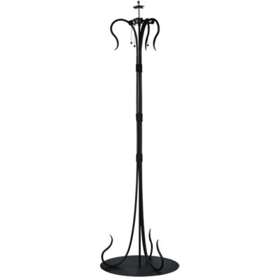 Wrought Iron 67"H Lamp Base