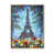 Toile naturelle avec cadre flottant