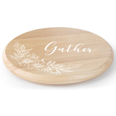 Wood Pizza Serving Dish