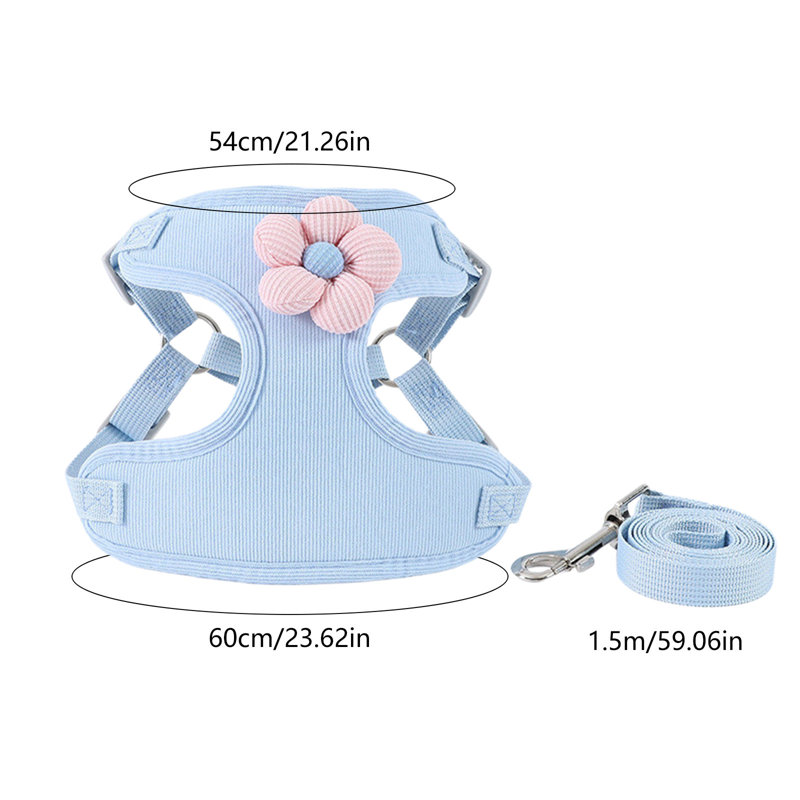 Veste mignonne en forme de laisse avec motif d'évasion, bleu, 23,62 po x 21,26 po, bleu, Bum