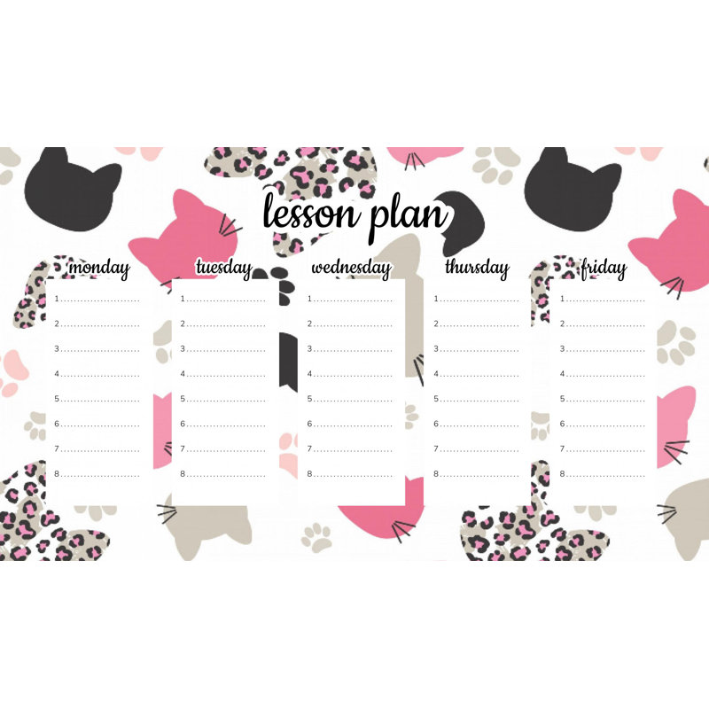 Magnetic Lesson Plan Kitty Faces