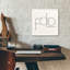 «Wash Dry Fold III» par Jess Aiken, art mural en verre acrylique-2134357248