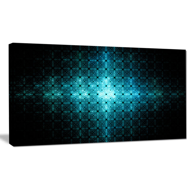 « blue flash of light on radar », reproduction d’impression sur toile, H 16 po x l 32 po x P 1 po