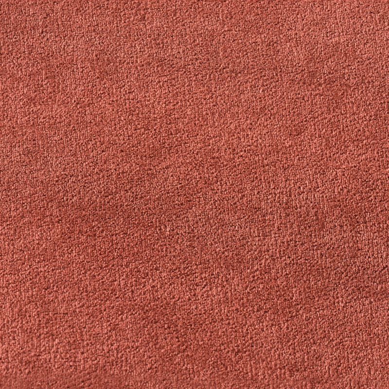 Canapé à assise profonde l 103 po avec coussin, Rouge brique