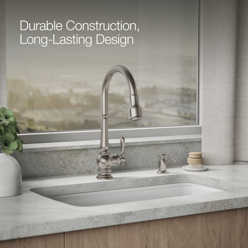 Traditional Design Soap/Lotion Dispenser, Vibrant Stainless