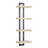 Monya 4-Tier Ladder Bracket Floating Wall Shelves-157606747