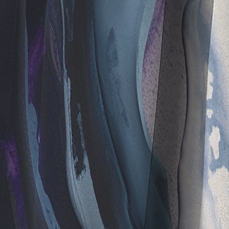 Cline - Abstract Marble Curtain - Blackout Marble Curtain - 1 Panels, 52" W x 108" L