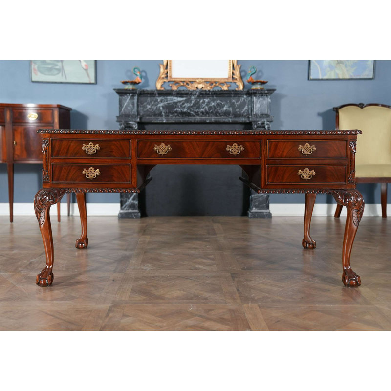 Gillette Solid Wood Writing Desk