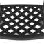 Chaise de patio en fonte d'aluminium 4 pièces avec cadre noir-130027491-130027493
