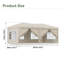 10x20 Pop Up Canopy Tent – Outdoor Shelter With Removable Sidewalls & Adjustable Height For Camping, Backyard-562881511-562881510