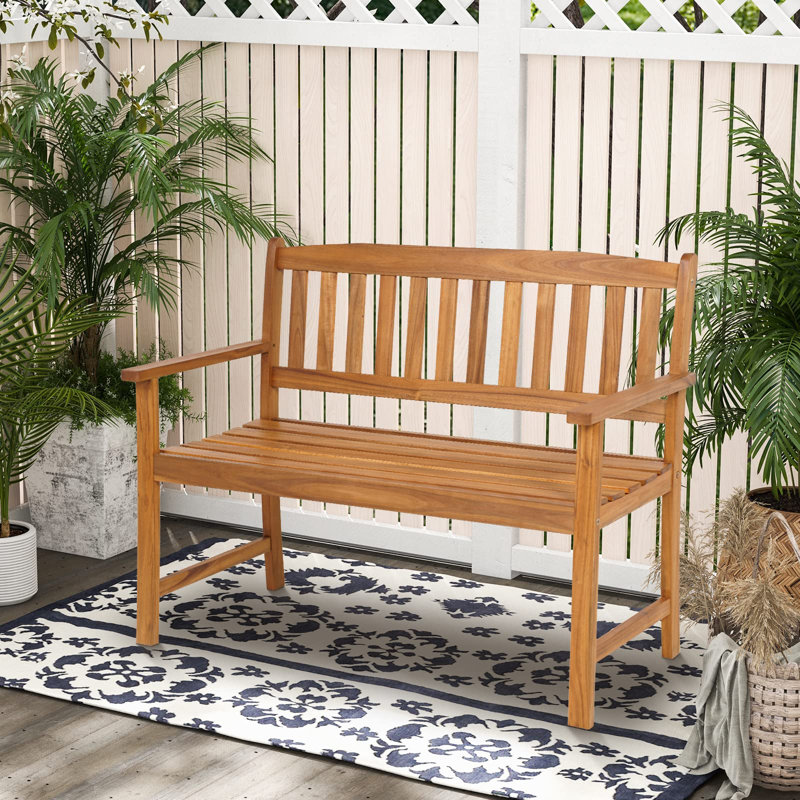 Aabia Solid Wood Acacia Outdoor Bench