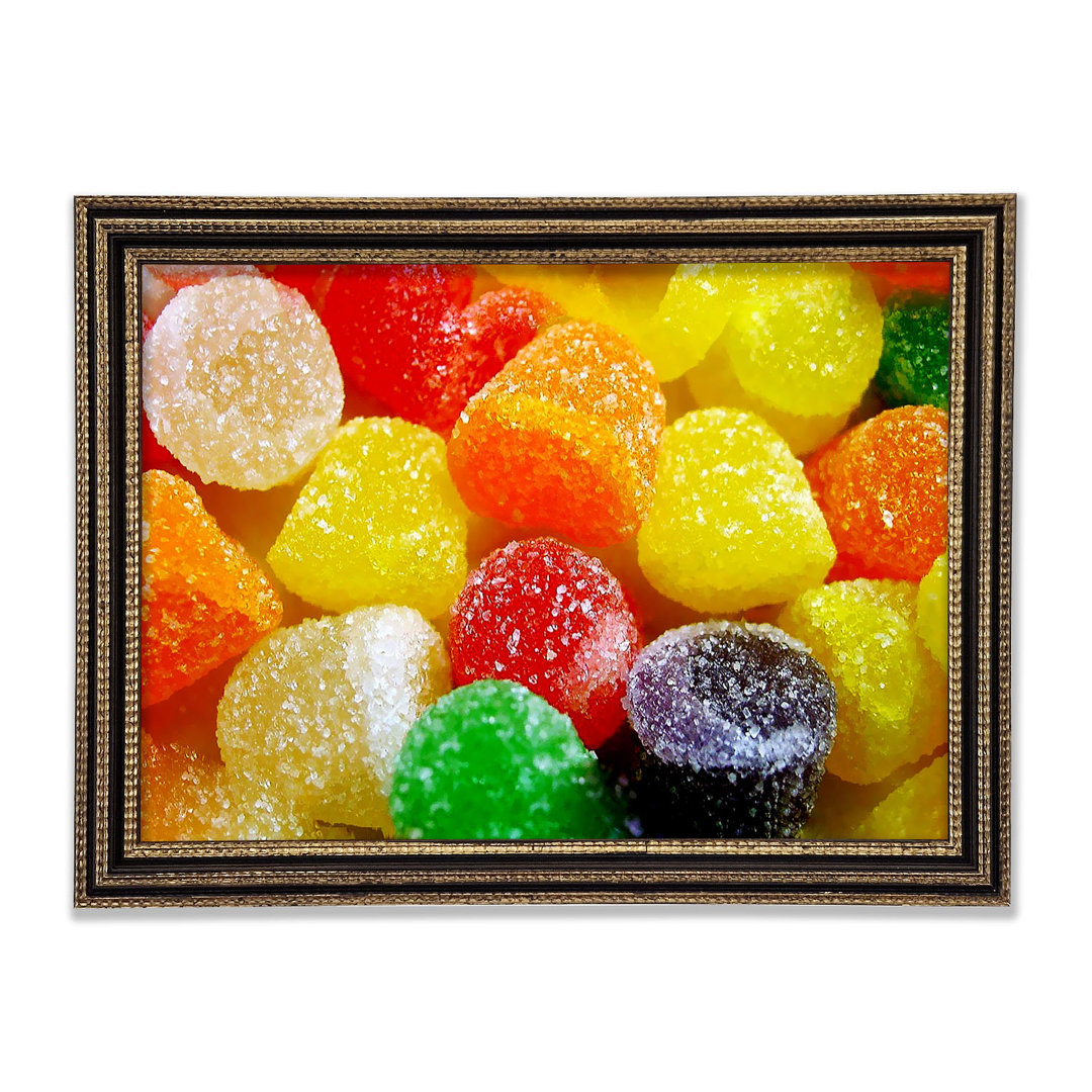 Gerahmtes Leinwandbild Jelly Tots