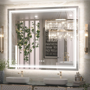 Chrisna Front and Backlit LED Bathroom Vanity Mirror