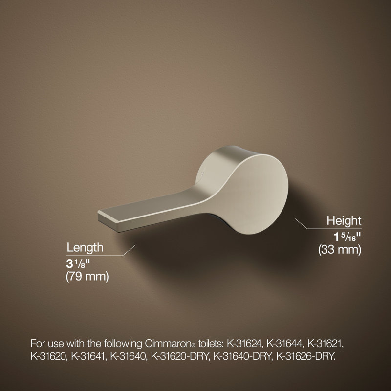Left-Hand Trip Lever, Vibrant Polished Nickel