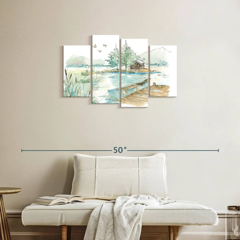 Alvord Lakehouse sur fond blanc, H 22 po x l 36 po