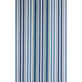 Bristol Flatweave Blue/Teal/Ivory Recycled PET Indoor/Outdoor Rug