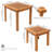 Solid Wood Nesting Tables