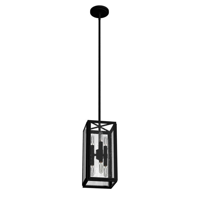 Felippe 6 - Light Rectangle Pendant, Natural Iron