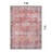 Labarbera Machine Washable Red/Gray Non-Slip Backing Area Rug-1331030545
