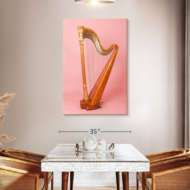 Abarca Harp, 48" H x 32" W