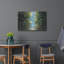 Art mural en métal Sunlit Forest Blue C 'par Julia Purinton-879515297