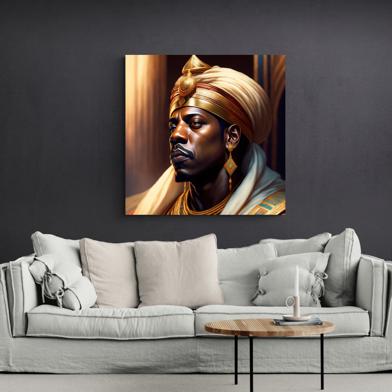 Jay Z par Stephen Chambers - Photographie sur toile tendue, H 15 po x l 15 po x P 1,5 po