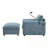Single Sofa with Storage Ottoman and Storage Pockets-1718818456