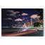 Chicago Lakefront At Night sur impression sur toile-588306472
