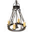 Greenbriar Oak 4 - Light Chandelier