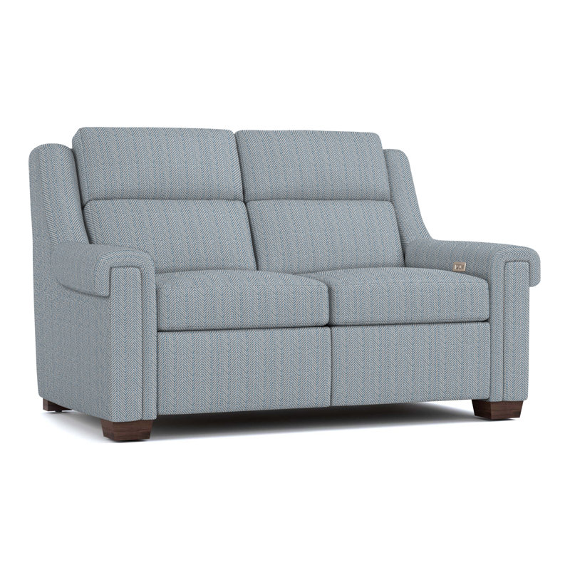Chester Reclining Loveseat, Perigold Posh Sky