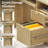 Luing 59''Fluted Executive Desks with File and Storage Drawers , Computer Writing Desk with Keyboard Tray, Home Office Desks with Cable Management and 2 Open Compartments-1033999542